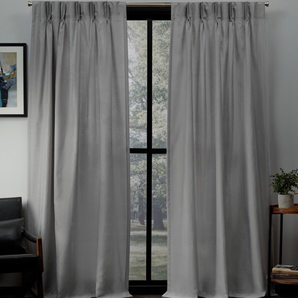 Exclusive Home Curtains Linen Curtain Panel Pair